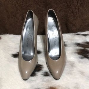 Size 6 Taupe Charles Jourdan High Heel Pumps -New